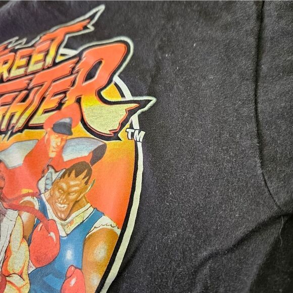 Street Fighter Retro Graphic Logo Sega Capcom Short Sleeve Video Game T-Shirt M - Picture 4 of 6